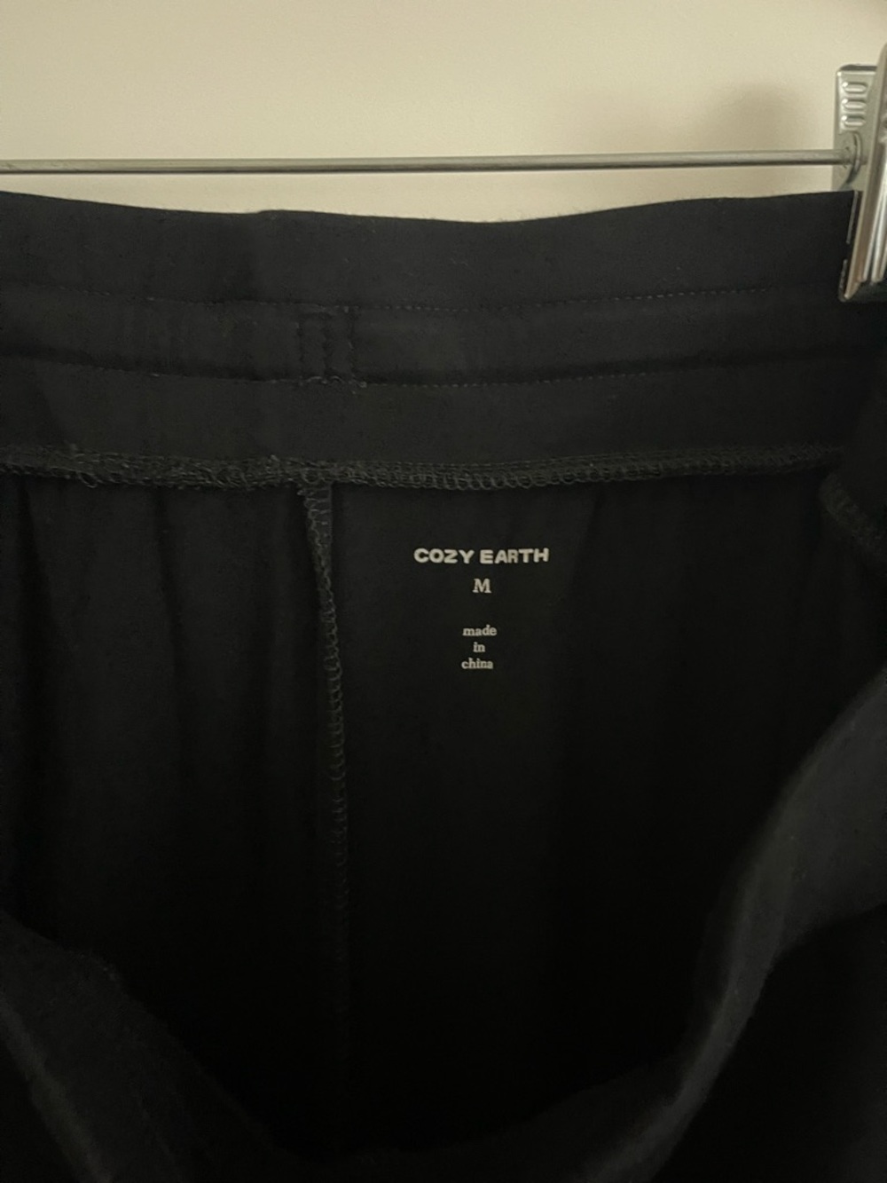 Cozy Earth Black Drawstring Jogger Pants - Picture 4 of 4